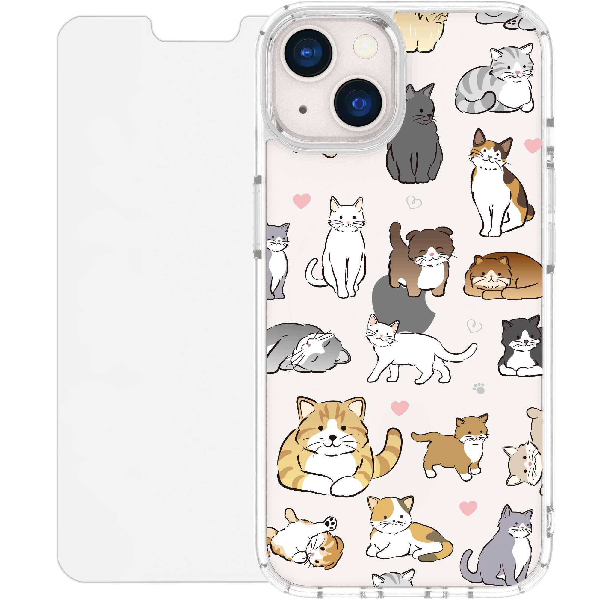 Scooch CrystalCase for iPhone 13 CatParty Scooch CrystalCase