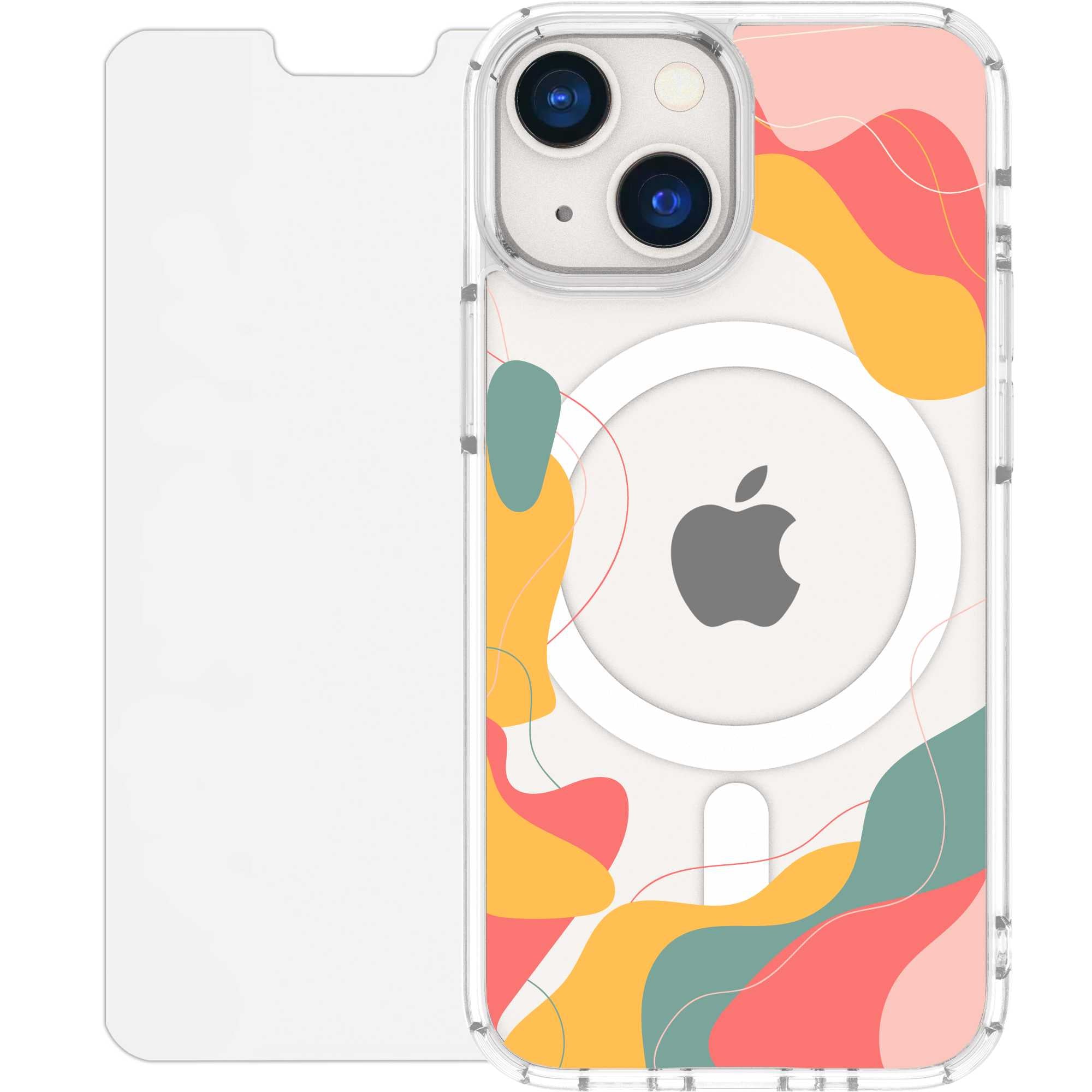 Scooch MagCase for iPhone 13 Mini AbstractPastel Scooch MagCase