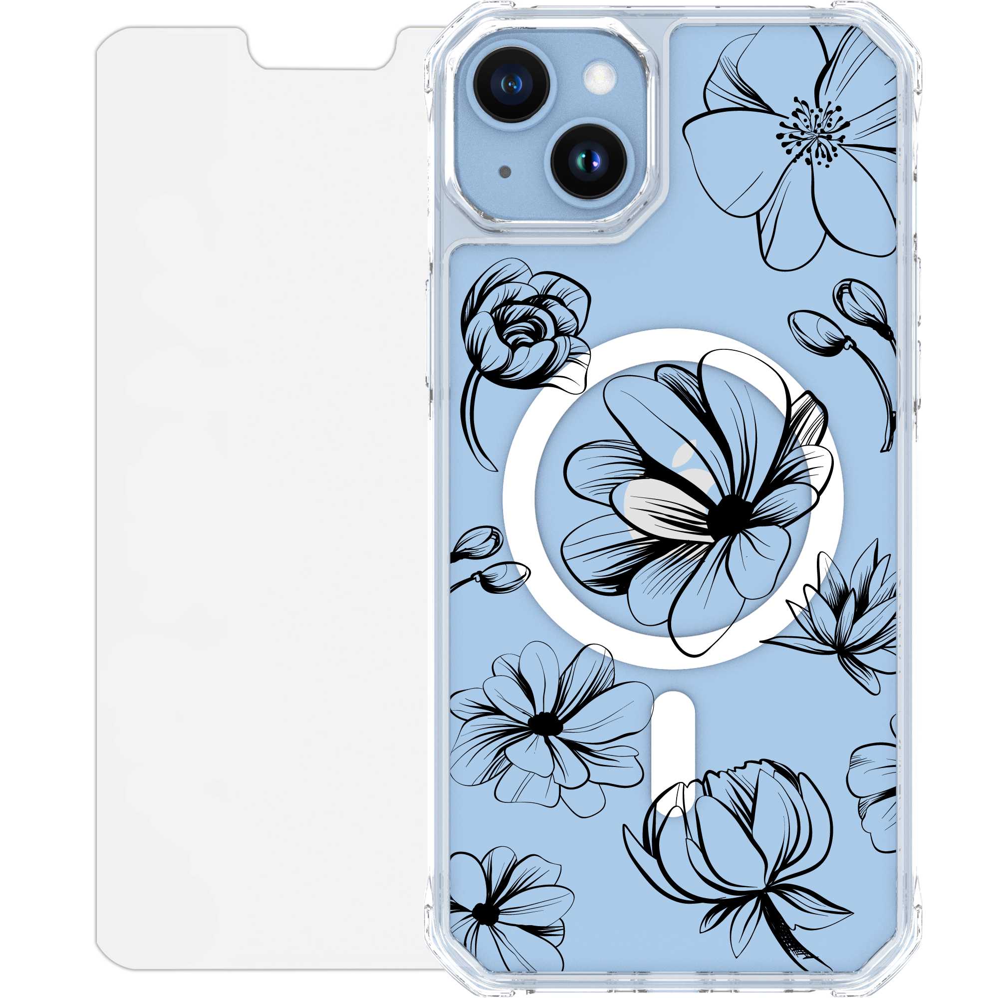 Scooch MagCase for iPhone 14 Plus VintageFlowers Scooch MagCase