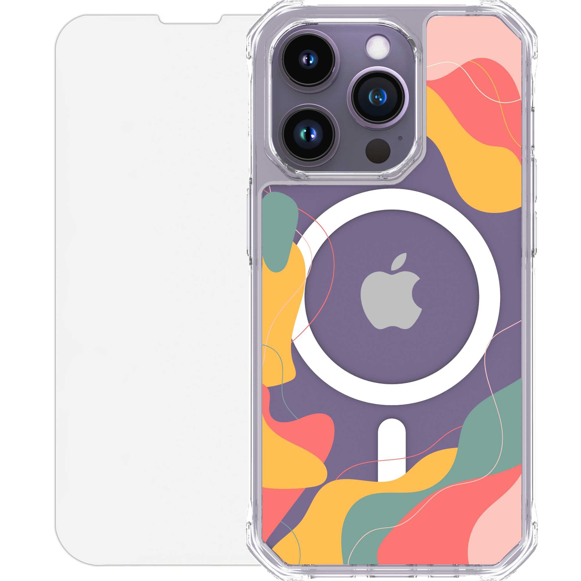 Scooch MagCase for iPhone 14 Pro AbstractPastel Scooch MagCase