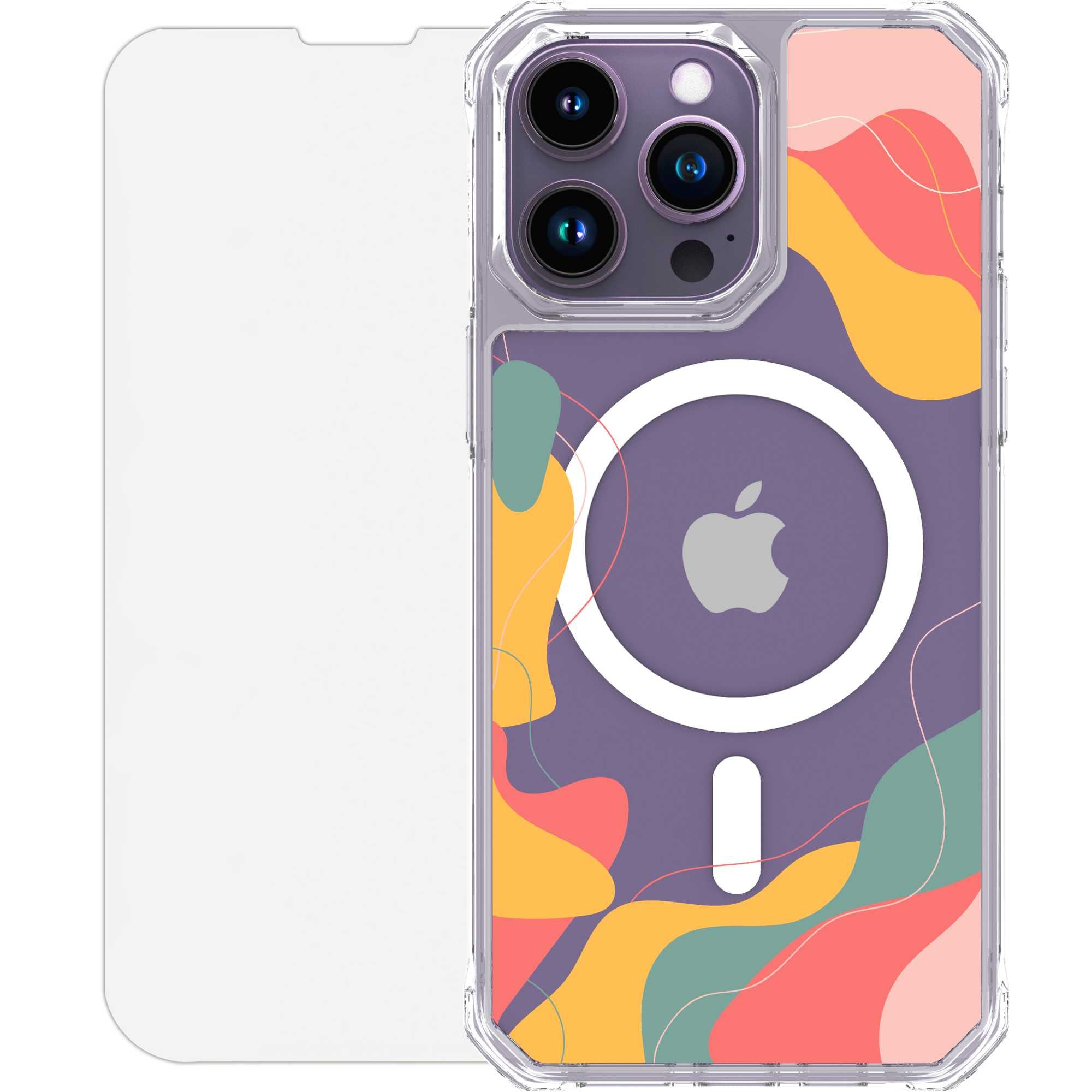 Scooch MagCase for iPhone 14 Pro Max AbstractPastel Scooch MagCase