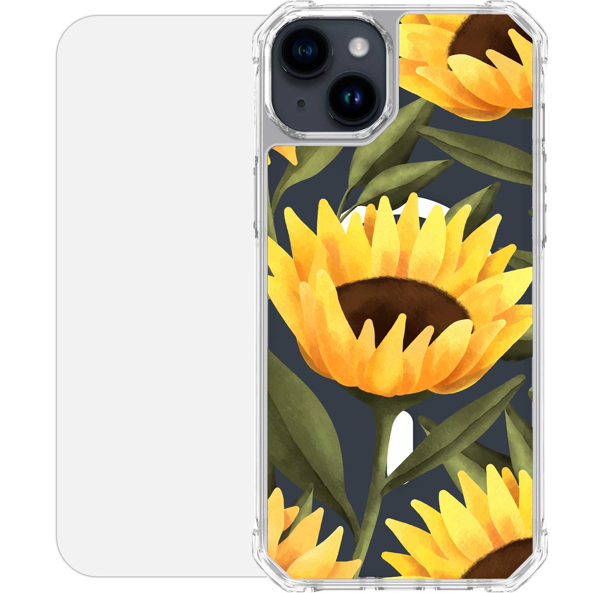 Scooch-MagCase for iPhone 15 Plus-BloomingSunflowers