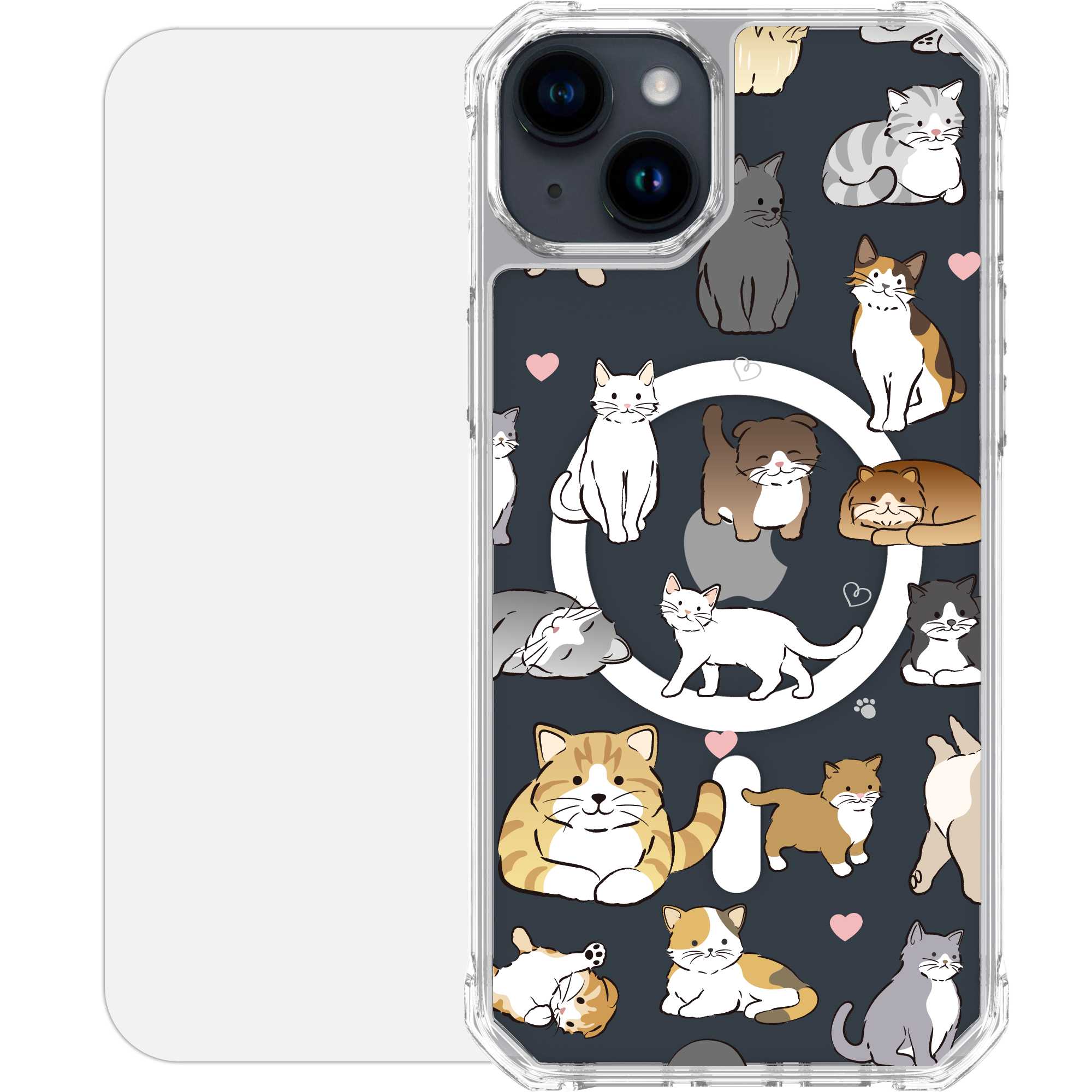 Scooch-MagCase for iPhone 15 Plus-CatParty