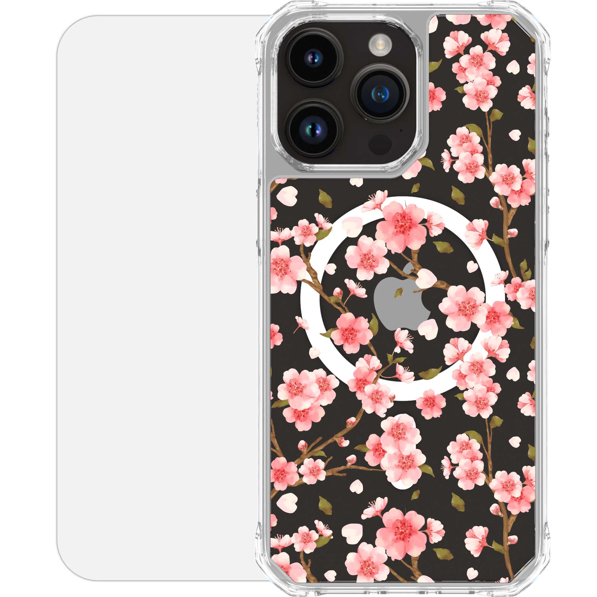 Scooch-MagCase for iPhone 15 Pro Max-PinkCherryBlossoms