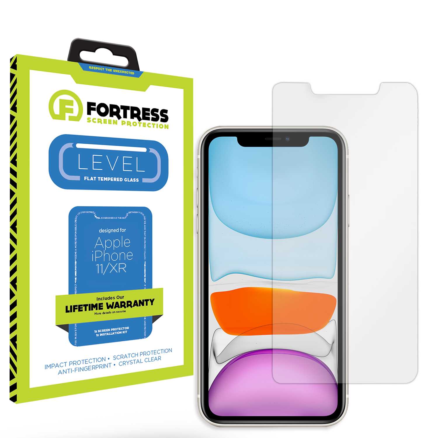 Fortress iPhone 11 Screen Protector $0Coverage Scooch Screen Protector