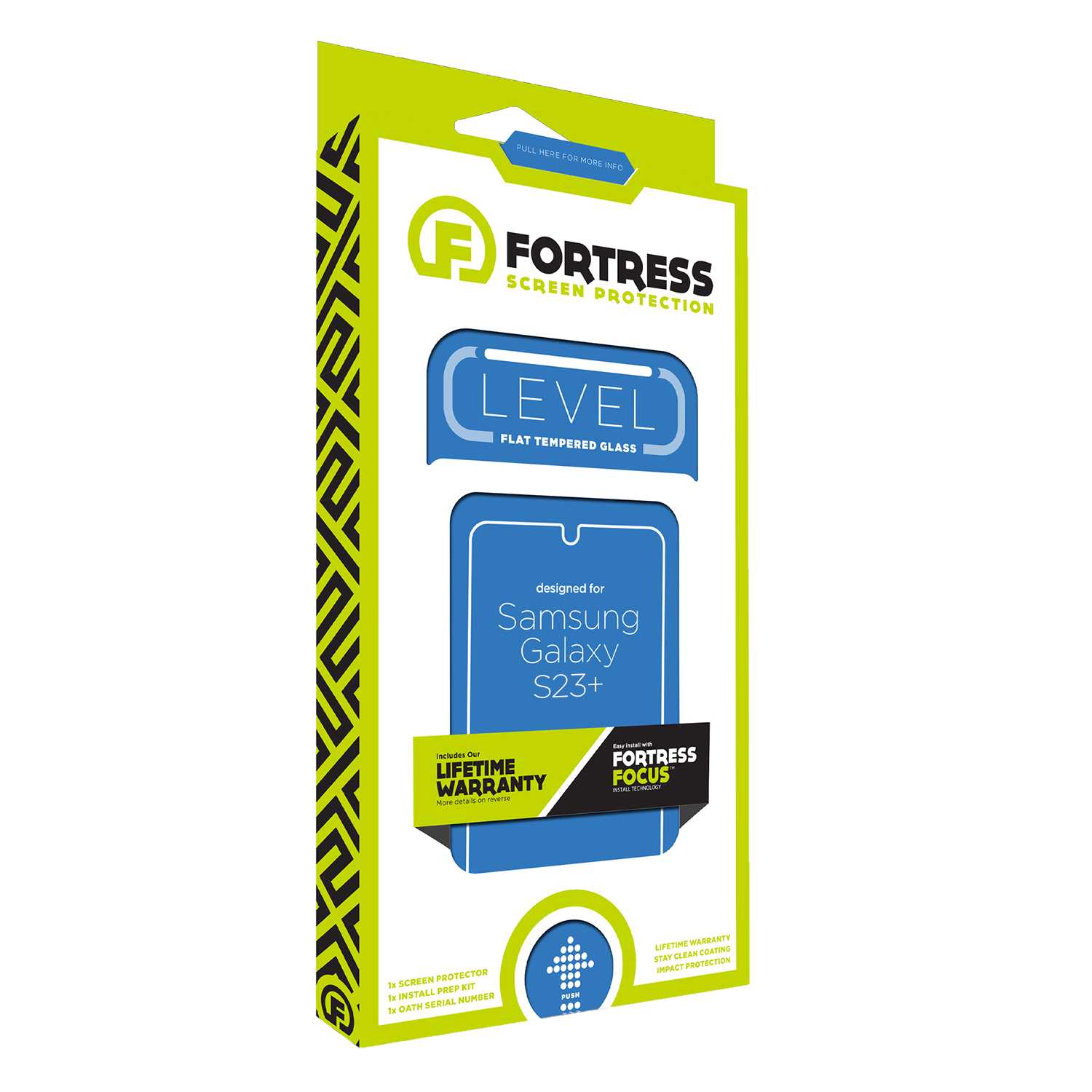 Fortress Samsung Galaxy S23+ Screen Protector - $200 Device Coverage  Scooch Screen Protector