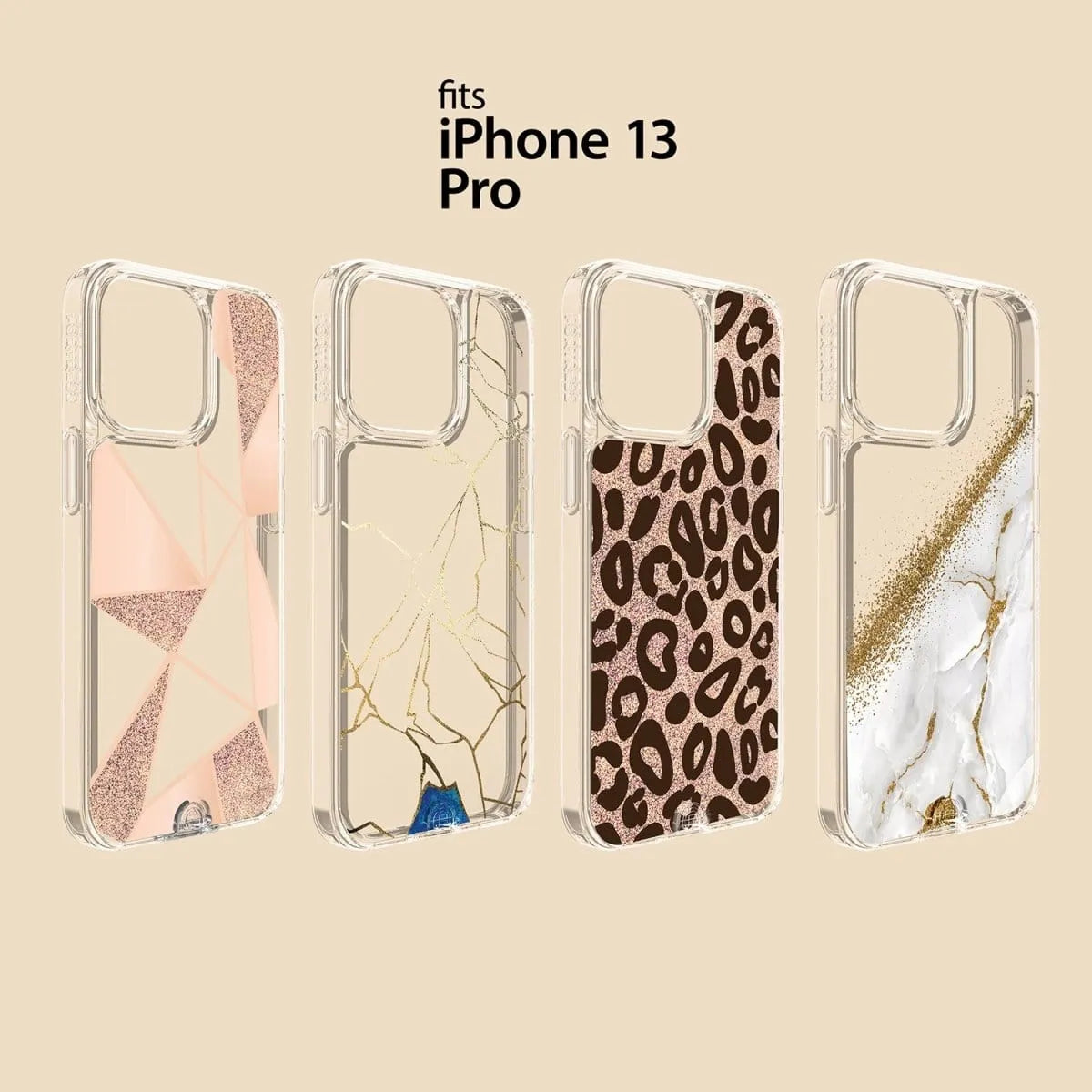 Fortress Swipe Style Inserts (24K Collection) for iPhone 13 Pro Infinite Glass Case  Scooch Infinite Glass