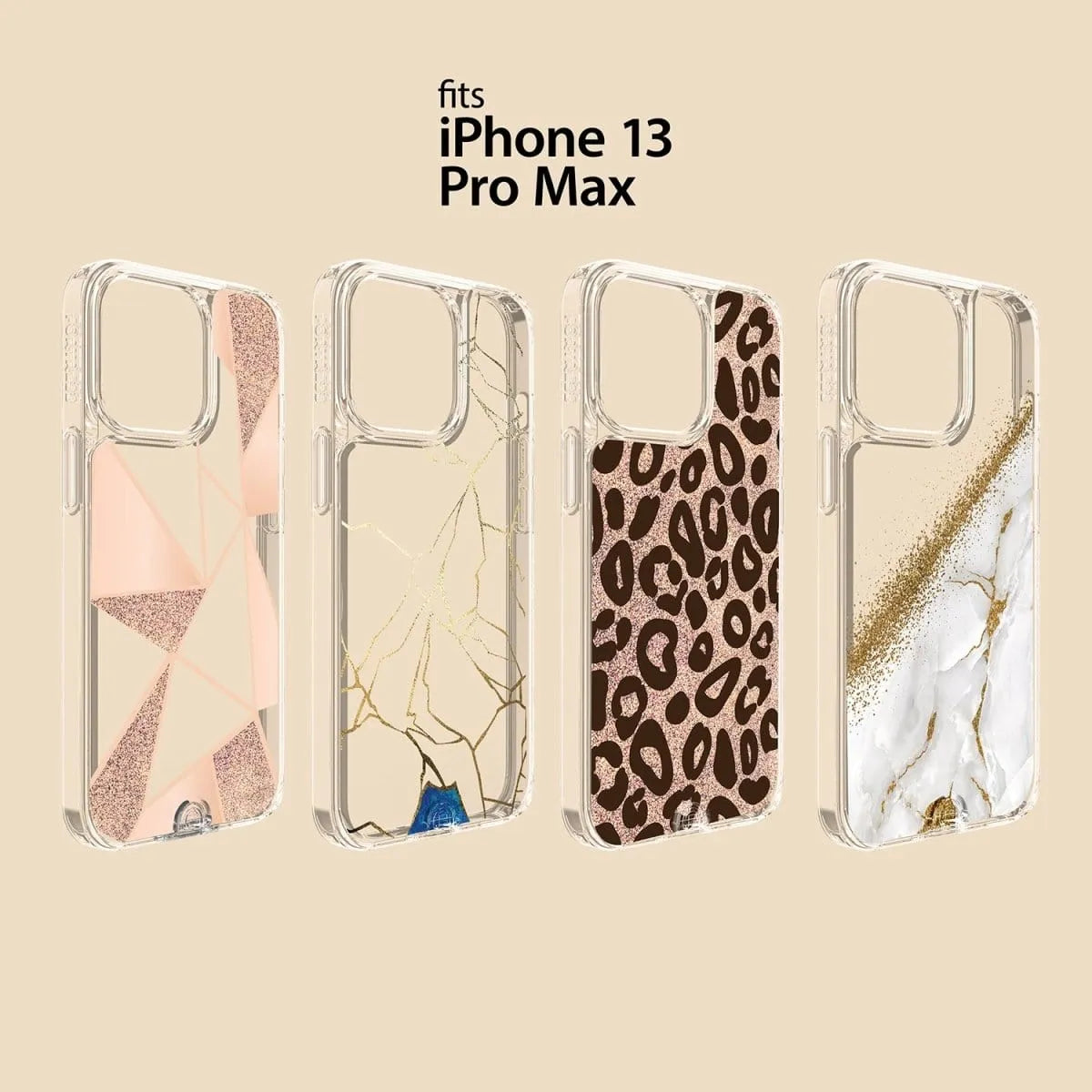 Fortress Swipe Style Inserts (24K Collection) for iPhone 13 Pro Max Infinite Glass Case  Scooch Infinite Glass