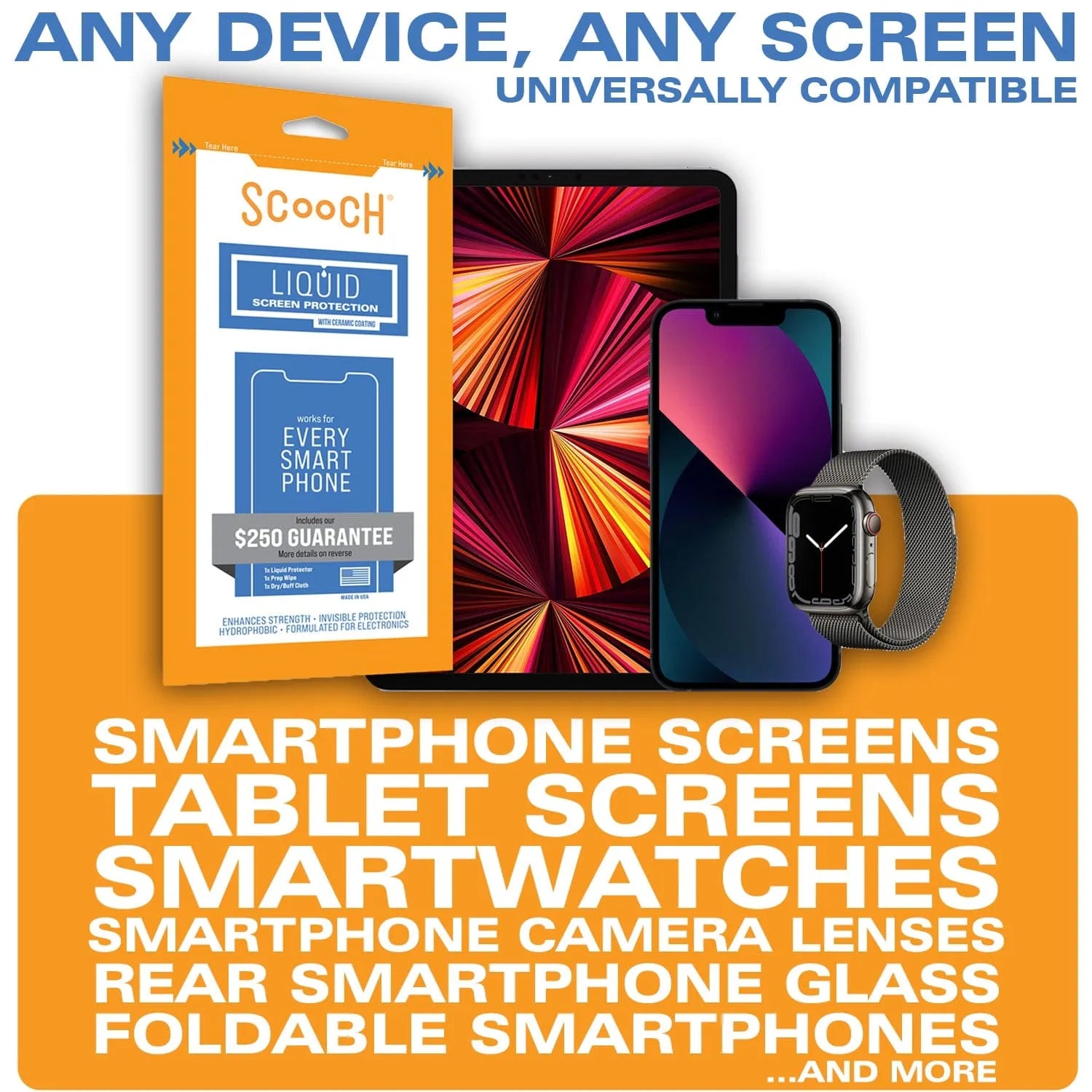Scooch Liquid Screen Protector - $250 Protection  Scooch Screen Protector