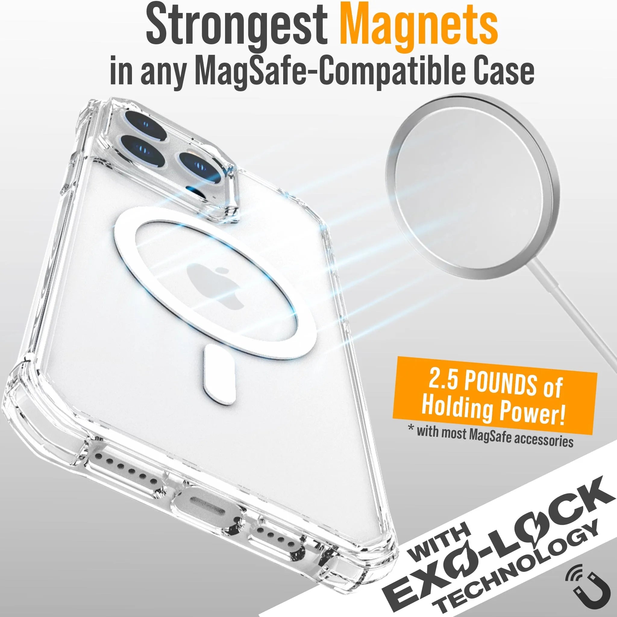 Scooch iPhone 14 Pro Max MagSafe Case with Ultra Strong Magnets - MagCase Sunflower